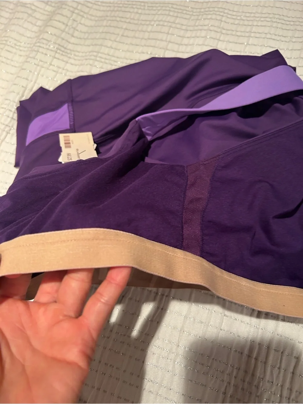 lululemon athletica Purple Crossback Tank One-Piece